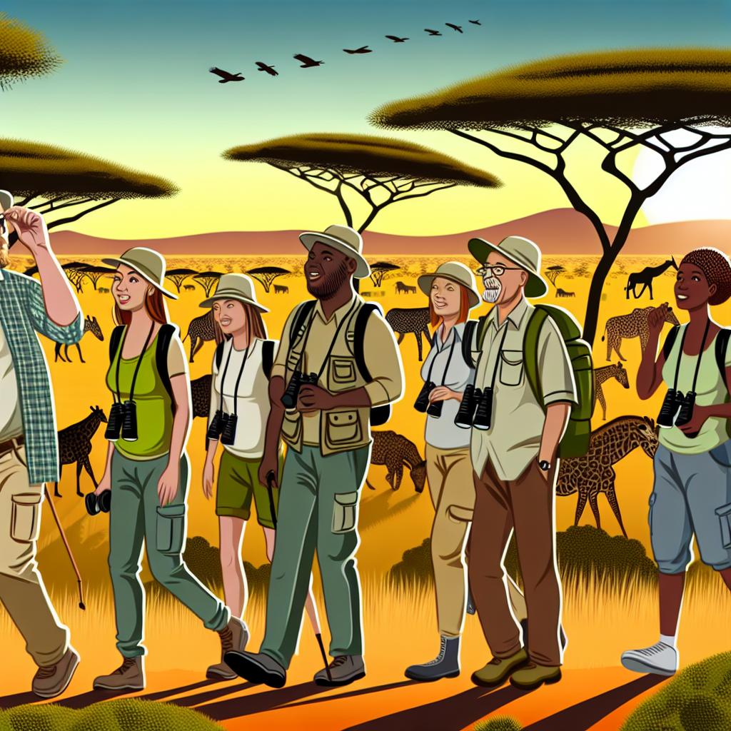 Walking safaris with local guides